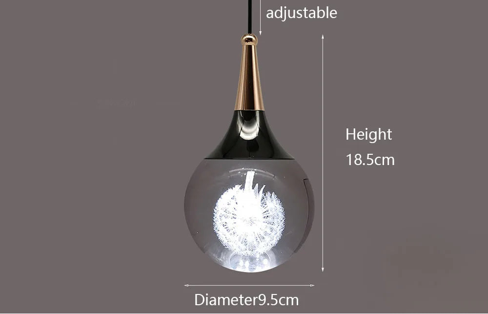 Lustre chambre en cristal, design LED moderne pour décoration élégante.