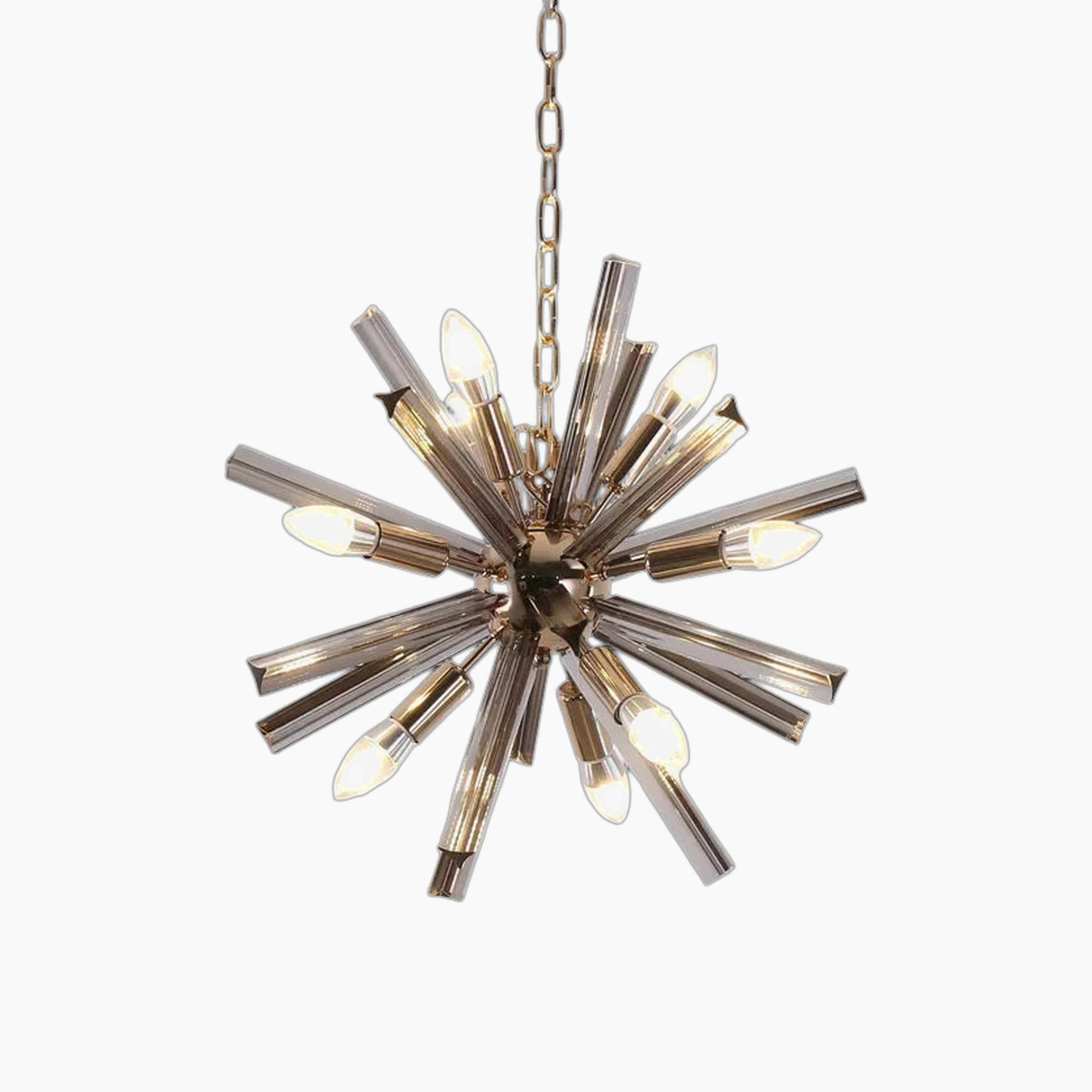 Lustre chambre en cristal, design pissenlit, élégance intemporelle