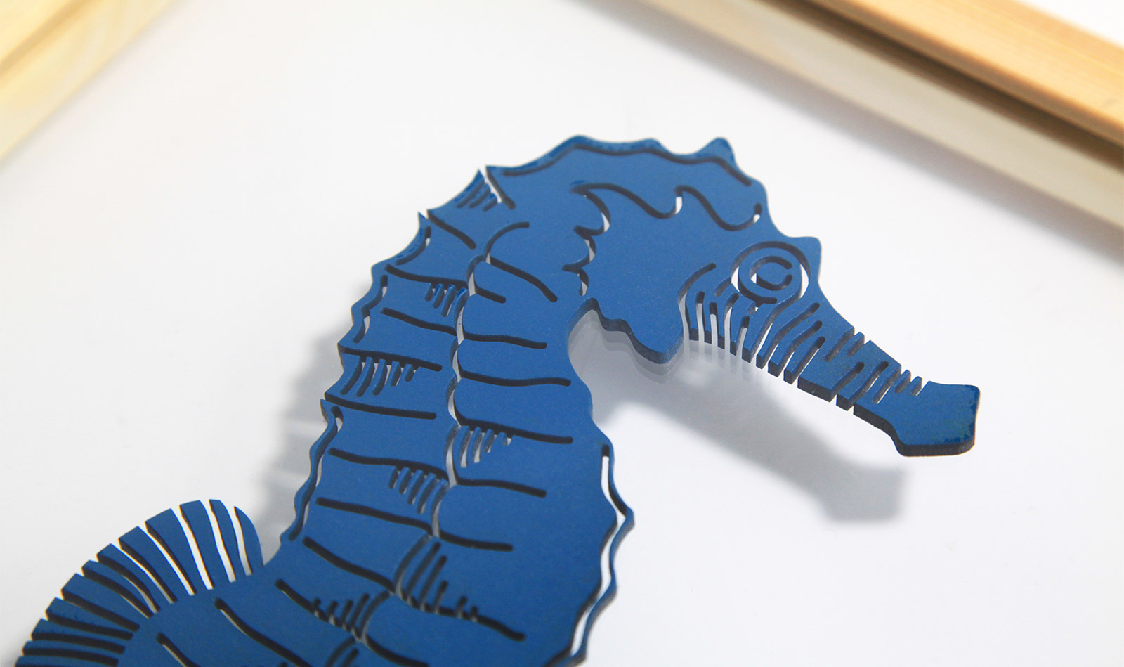 Hippocampe - tableau design transparent Ornaté Hippocampe - tableau design transparent Ornaté