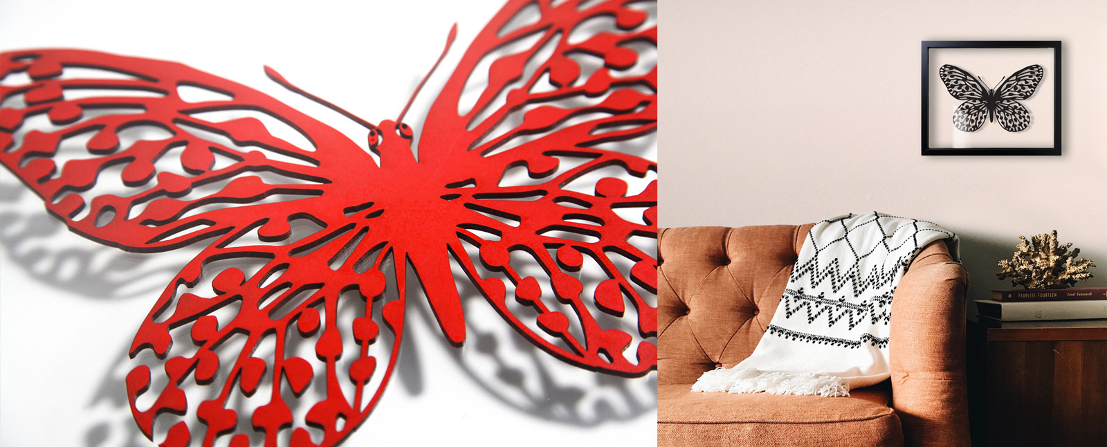 Papillon - tableau design Ornaté Papillon - tableau design Ornaté
